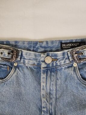 Blank NYC Light Blue Denim Jeans with Dark Label